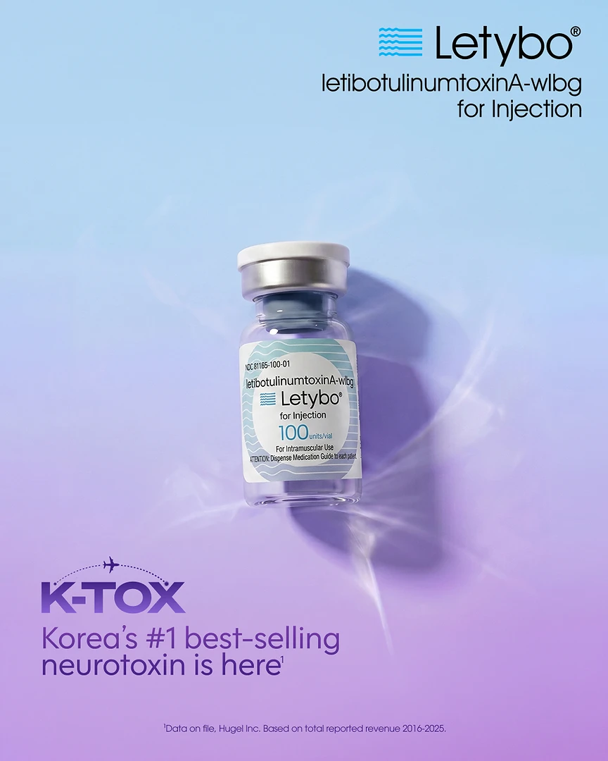 Letybo K-TOX campaign key visual — Korea's #1 best-selling neurotoxin